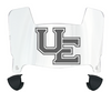 Evansville Purple Aces Mini Football Helmet Visor Shield w/ Clips - PICK VISOR & LOGO COLOR