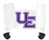 Evansville Purple Aces Mini Football Helmet Visor Shield w/ Clips - PICK VISOR & LOGO COLOR