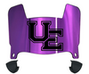Evansville Purple Aces Mini Football Helmet Visor Shield w/ Clips - PICK VISOR & LOGO COLOR