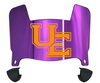 Evansville Purple Aces Mini Football Helmet Visor Shield w/ Clips - PICK VISOR & LOGO COLOR