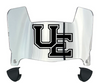 Evansville Purple Aces Mini Football Helmet Visor Shield w/ Clips - PICK VISOR & LOGO COLOR