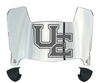 Evansville Purple Aces Mini Football Helmet Visor Shield w/ Clips - PICK VISOR & LOGO COLOR