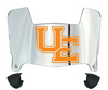 Evansville Purple Aces Mini Football Helmet Visor Shield w/ Clips - PICK VISOR & LOGO COLOR
