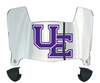 Evansville Purple Aces Mini Football Helmet Visor Shield w/ Clips - PICK VISOR & LOGO COLOR