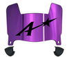 Evansville Purple Aces Mini Football Helmet Visor Shield w/ Clips - PICK VISOR & LOGO COLOR