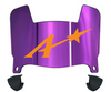 Evansville Purple Aces Mini Football Helmet Visor Shield w/ Clips - PICK VISOR & LOGO COLOR