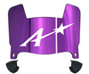 Evansville Purple Aces Mini Football Helmet Visor Shield w/ Clips - PICK VISOR & LOGO COLOR