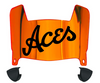 Evansville Purple Aces Mini Football Helmet Visor Shield w/ Clips - PICK VISOR & LOGO COLOR