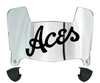 Evansville Purple Aces Mini Football Helmet Visor Shield w/ Clips - PICK VISOR & LOGO COLOR