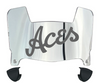 Evansville Purple Aces Mini Football Helmet Visor Shield w/ Clips - PICK VISOR & LOGO COLOR