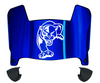 FIU Panthers Mini Football Helmet Visor Shield w/ Clips - PICK VISOR & LOGO COLOR