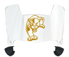 FIU Panthers Mini Football Helmet Visor Shield w/ Clips - PICK VISOR & LOGO COLOR