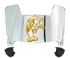 FIU Panthers Mini Football Helmet Visor Shield w/ Clips - PICK VISOR & LOGO COLOR
