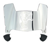 FIU Panthers Mini Football Helmet Visor Shield w/ Clips - PICK VISOR & LOGO COLOR