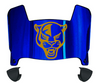 FIU Panthers Mini Football Helmet Visor Shield w/ Clips - PICK VISOR & LOGO COLOR