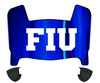 FIU Panthers Mini Football Helmet Visor Shield w/ Clips - PICK VISOR & LOGO COLOR