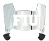 FIU Panthers Mini Football Helmet Visor Shield w/ Clips - PICK VISOR & LOGO COLOR