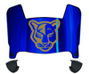FIU Panthers Mini Football Helmet Visor Shield w/ Clips - PICK VISOR & LOGO COLOR