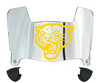 FIU Panthers Mini Football Helmet Visor Shield w/ Clips - PICK VISOR & LOGO COLOR