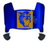 FIU Panthers Mini Football Helmet Visor Shield w/ Clips - PICK VISOR & LOGO COLOR