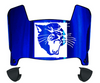 FIU Panthers Mini Football Helmet Visor Shield w/ Clips - PICK VISOR & LOGO COLOR