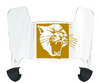FIU Panthers Mini Football Helmet Visor Shield w/ Clips - PICK VISOR & LOGO COLOR