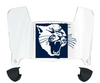 FIU Panthers Mini Football Helmet Visor Shield w/ Clips - PICK VISOR & LOGO COLOR