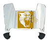 FIU Panthers Mini Football Helmet Visor Shield w/ Clips - PICK VISOR & LOGO COLOR