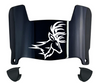 Fairfield Stags Mini Football Helmet Visor Shield w/ Clips - PICK VISOR & LOGO COLOR