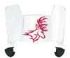 Fairfield Stags Mini Football Helmet Visor Shield w/ Clips - PICK VISOR & LOGO COLOR