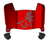 Fairfield Stags Mini Football Helmet Visor Shield w/ Clips - PICK VISOR & LOGO COLOR