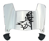 Fairfield Stags Mini Football Helmet Visor Shield w/ Clips - PICK VISOR & LOGO COLOR