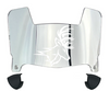 Fairfield Stags Mini Football Helmet Visor Shield w/ Clips - PICK VISOR & LOGO COLOR
