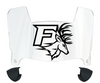 Fairfield Stags Mini Football Helmet Visor Shield w/ Clips - PICK VISOR & LOGO COLOR