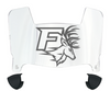 Fairfield Stags Mini Football Helmet Visor Shield w/ Clips - PICK VISOR & LOGO COLOR
