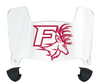 Fairfield Stags Mini Football Helmet Visor Shield w/ Clips - PICK VISOR & LOGO COLOR