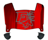 Fairfield Stags Mini Football Helmet Visor Shield w/ Clips - PICK VISOR & LOGO COLOR