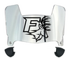 Fairfield Stags Mini Football Helmet Visor Shield w/ Clips - PICK VISOR & LOGO COLOR