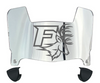 Fairfield Stags Mini Football Helmet Visor Shield w/ Clips - PICK VISOR & LOGO COLOR