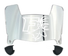 Fairfield Stags Mini Football Helmet Visor Shield w/ Clips - PICK VISOR & LOGO COLOR