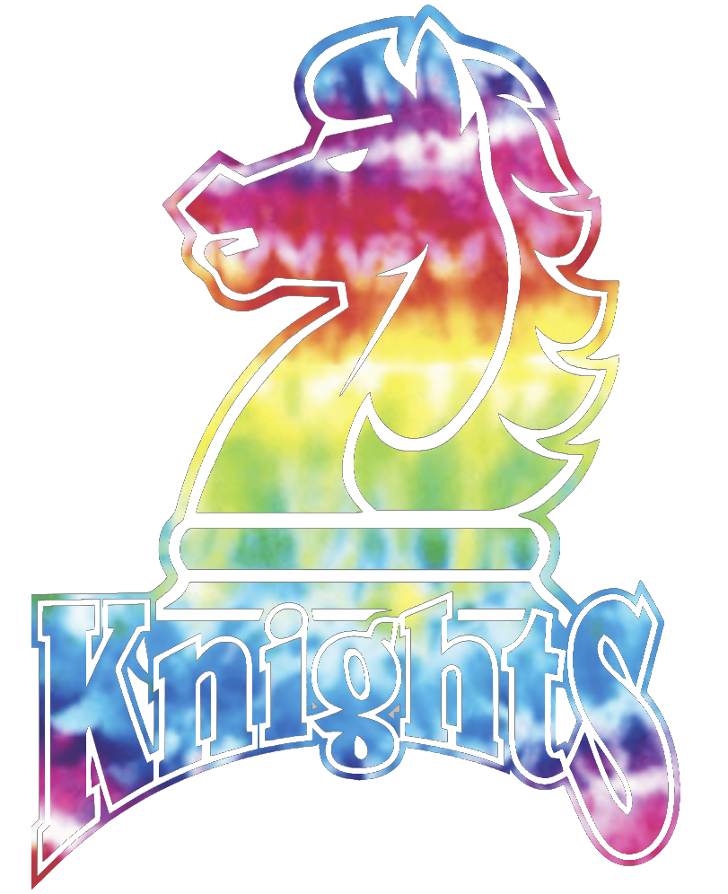 Fairleigh Dickinson Knights Alternate Logo Crucial Catch Cancer Tie Dye Vinyl Decal PICK SIZE