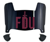 Fairleigh Dickinson Knights Mini Football Helmet Visor Shield w/ Clips - PICK VISOR & LOGO COLOR