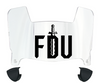 Fairleigh Dickinson Knights Mini Football Helmet Visor Shield w/ Clips - PICK VISOR & LOGO COLOR