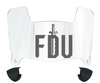 Fairleigh Dickinson Knights Mini Football Helmet Visor Shield w/ Clips - PICK VISOR & LOGO COLOR