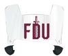 Fairleigh Dickinson Knights Mini Football Helmet Visor Shield w/ Clips - PICK VISOR & LOGO COLOR