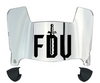 Fairleigh Dickinson Knights Mini Football Helmet Visor Shield w/ Clips - PICK VISOR & LOGO COLOR