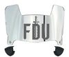 Fairleigh Dickinson Knights Mini Football Helmet Visor Shield w/ Clips - PICK VISOR & LOGO COLOR