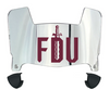 Fairleigh Dickinson Knights Mini Football Helmet Visor Shield w/ Clips - PICK VISOR & LOGO COLOR