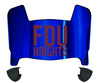 Fairleigh Dickinson Knights Mini Football Helmet Visor Shield w/ Clips - PICK VISOR & LOGO COLOR
