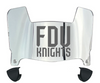 Fairleigh Dickinson Knights Mini Football Helmet Visor Shield w/ Clips - PICK VISOR & LOGO COLOR